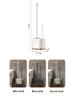 Luxury Wall-Mounted Quick-Dry Toilet Brush Set with Base for Cleaning Bathroom Corners