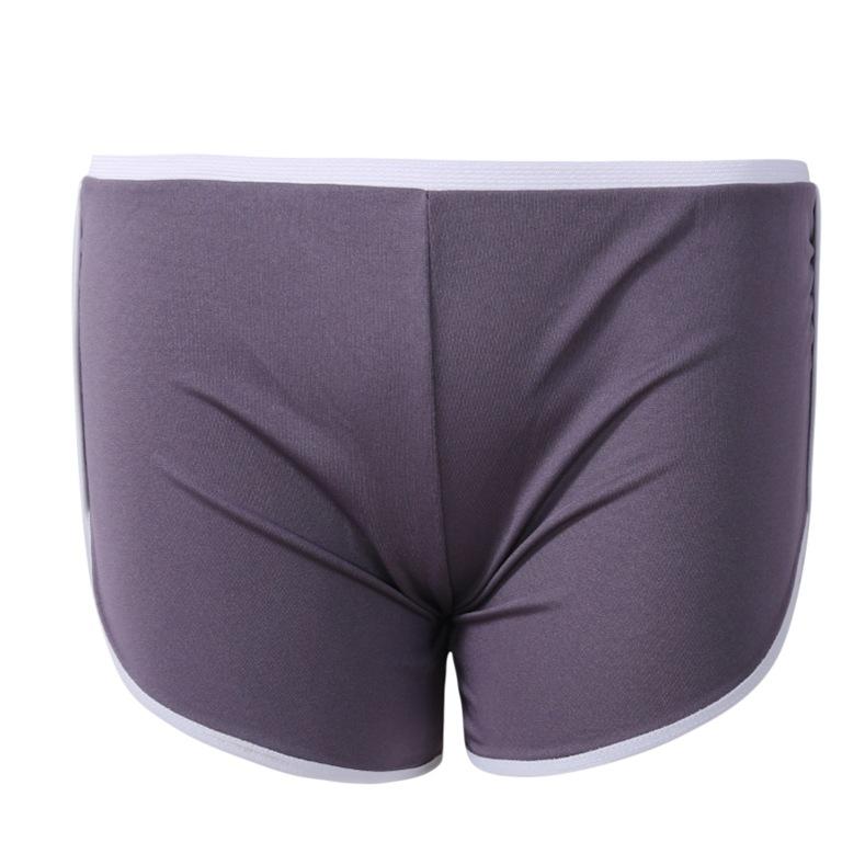 Plus Size Women Low Rise Sexy Running Shorts Butt Lifting Tight Fitted Solid Color Sports Workout Shorts