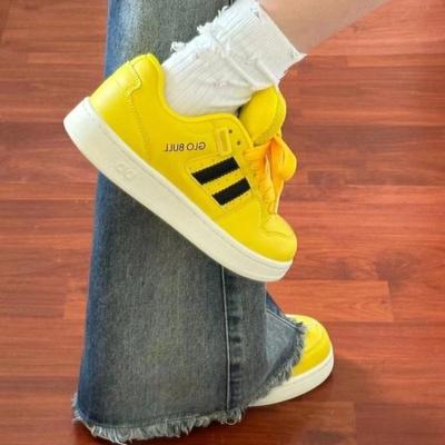 Fashion Temperament Bread Shoes Niche Design Board Shoes Autumn New Student Versatile Casual White Shoes