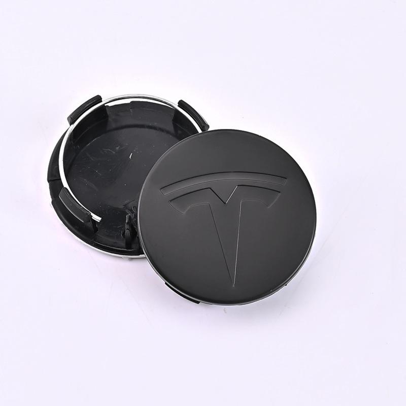 56mm Dekorative Radnabenkappen mit Mittelkappe & Modifizierter Schraubenkappe für Tesla Model Y/3/X/S