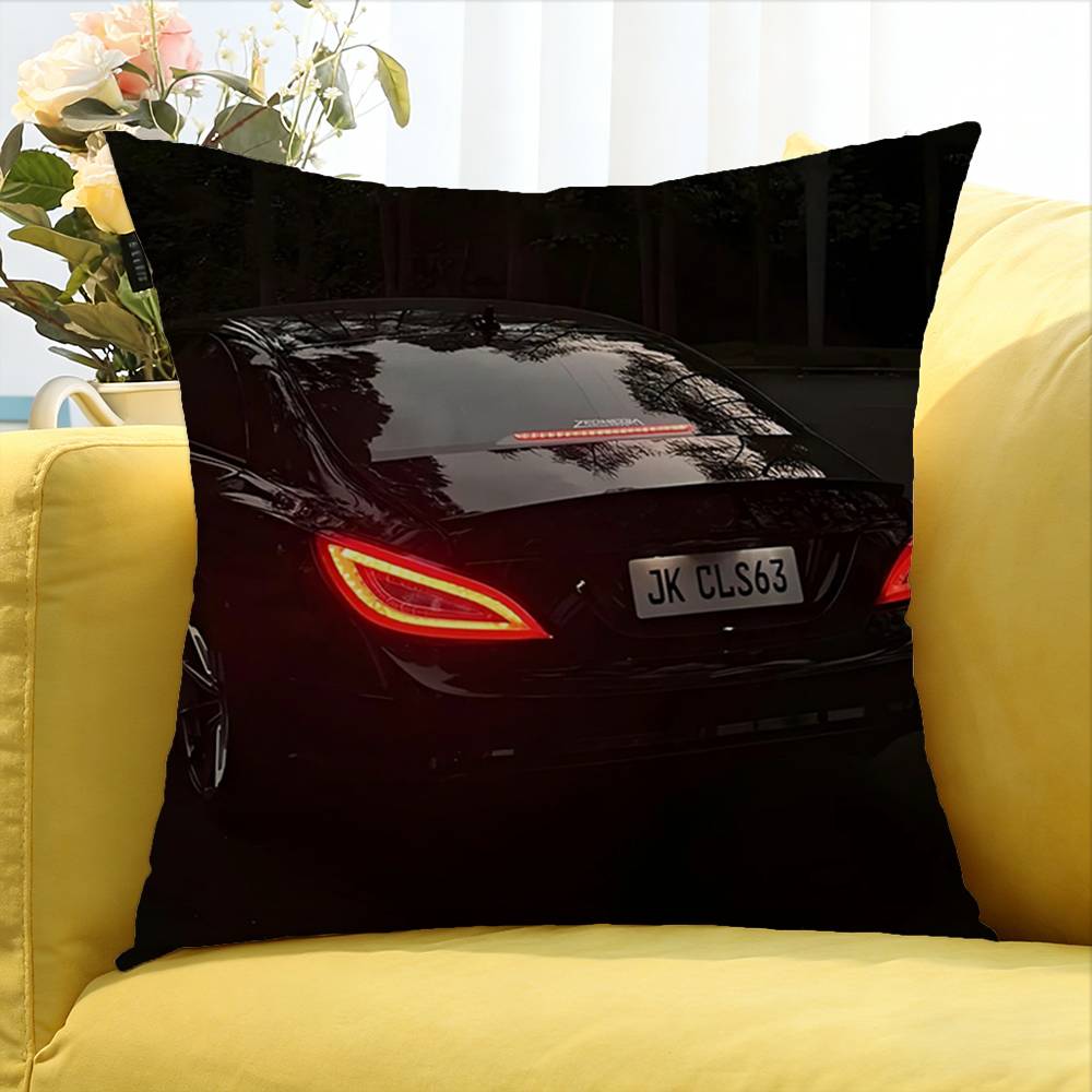 Cool Cls Car World Various Sizes Square Pillow Case For Car Home Bedchamber Decor