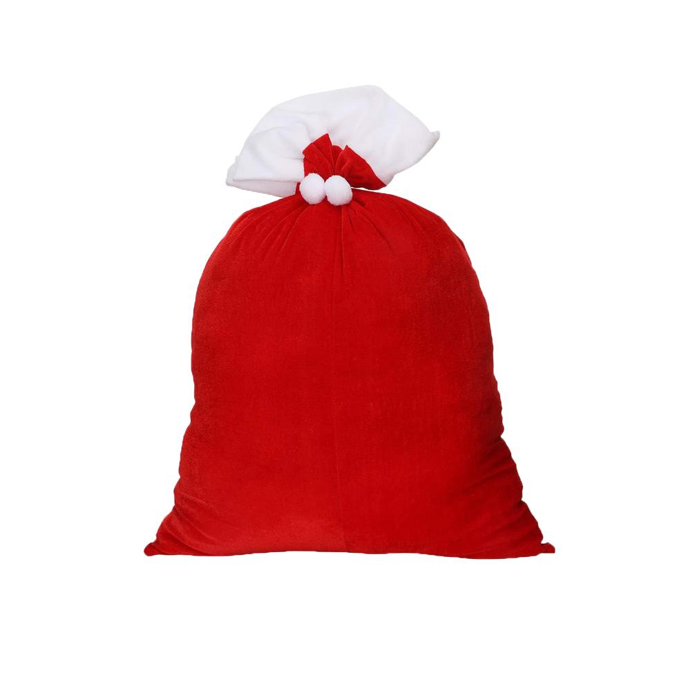

1-3pcs Christmas Large Santa Claus Gift Bags with Drawstring Red Velvet Xmas Party Gift Bag For Present Toys Xmas Decoration other&other