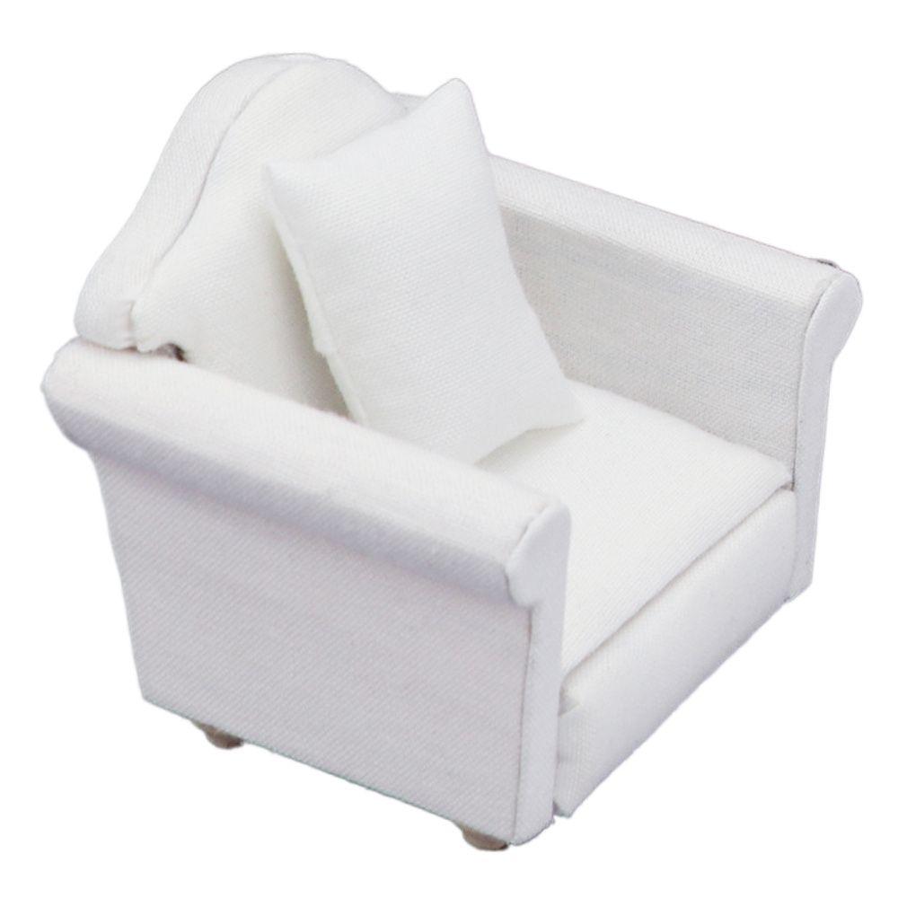 Accessories Miniature Ornaments Simulation Sofa Furniture Model Toys Mini Wooden Sofa Love Seat