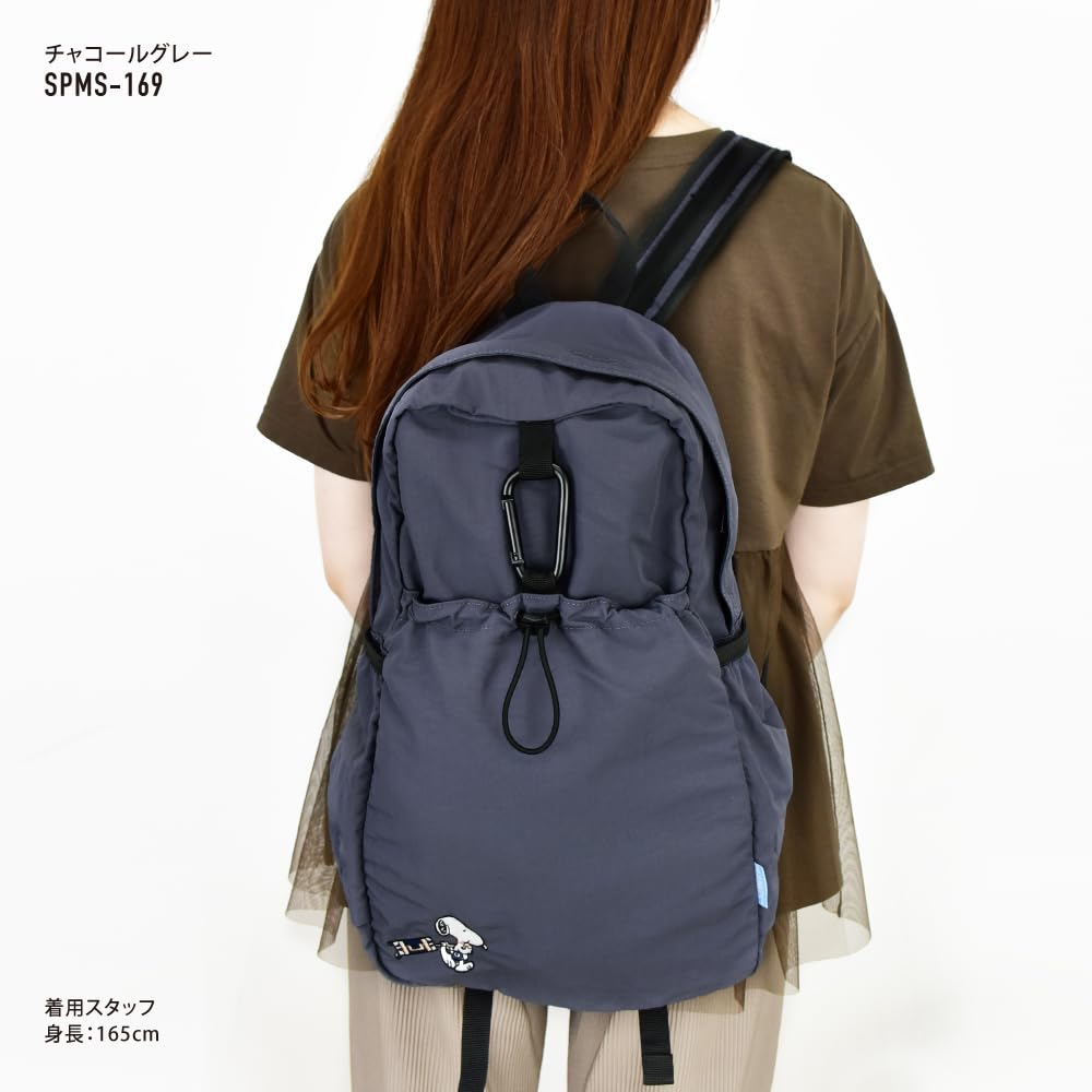 Foldable, packable backpack with drawstring pocket, enjoy your trip, Snoopy SPMS-169