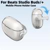 Módní průhledné měkké pouzdro pro Beats Studio Buds + – Nárazuvzdorný ochranný kryt s klíčenkou a sladěným příslušenstvím