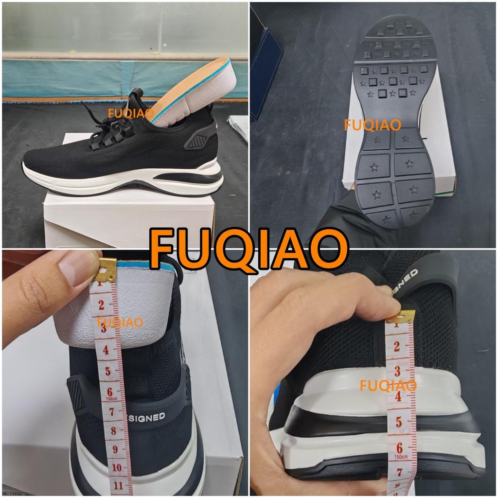 Verão Masculino 6cm Aumento de Altura Malha Sapatos Casuais Leves Confortáveis Respiráveis Antiderrapantes Resistentes ao Desgaste Tênis com Elevador