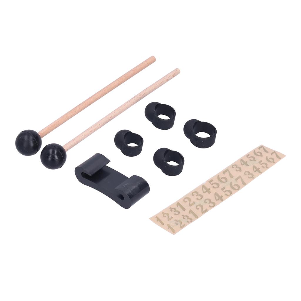Drumstick Kit Ethereal Drum Round Head Stick Finger Cot Holder Stickers Percussion Accessories