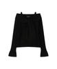 Ledeoli Soft Muffler Off-Shoulder Knit [Melange]