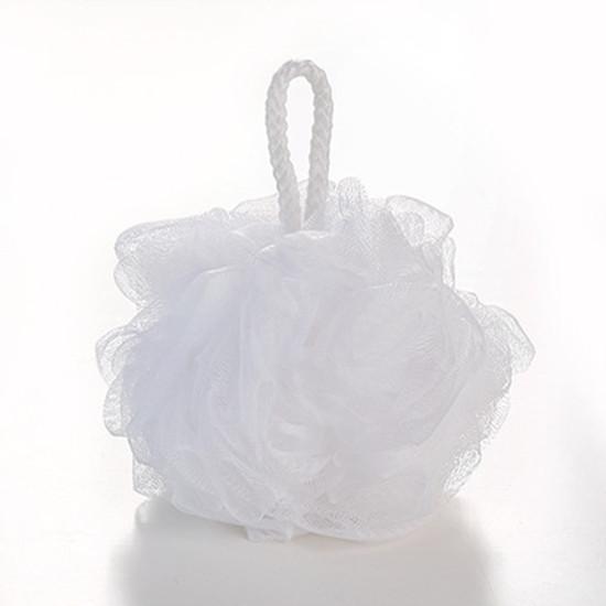 Bath Body Brush Sponge Bath Ball Nylon Scrubber Loofah Mesh Net Ball Cleaning Mesh Shower Flower 60g Bathroom Accessories