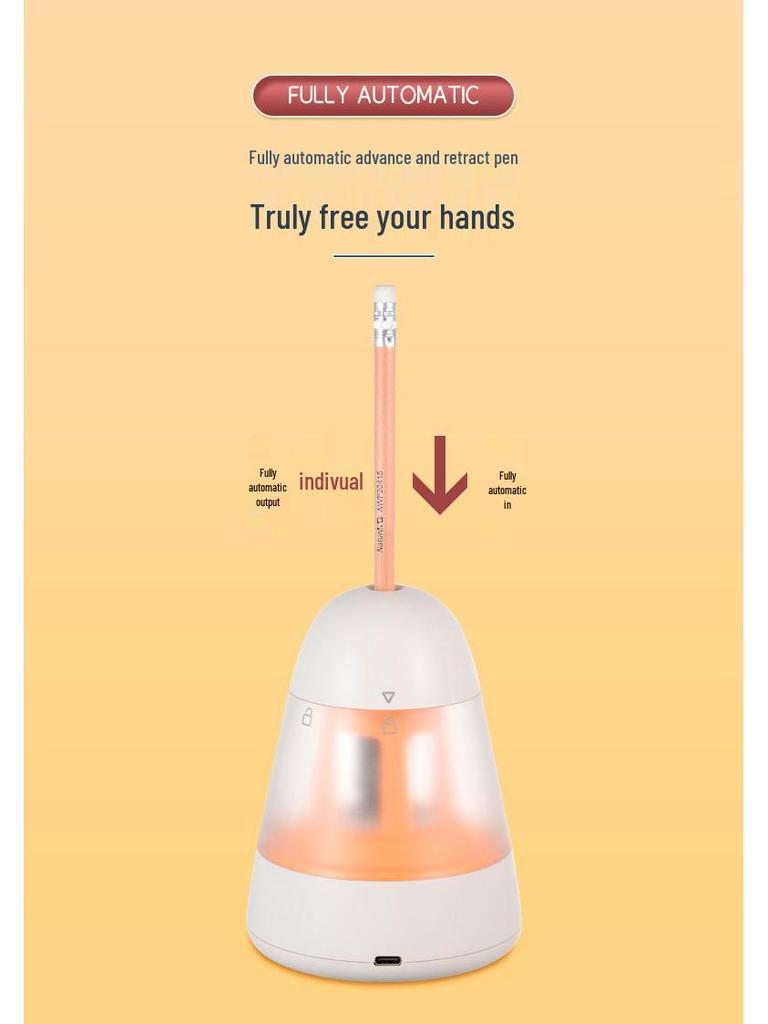 Fully Automatic Cartoon Electric Rotary Pencil Sharpener