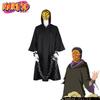 Akatsuki Naruto Tobi Uchiha Obito Robe Cloak Mask Cosplay Halloween Costume