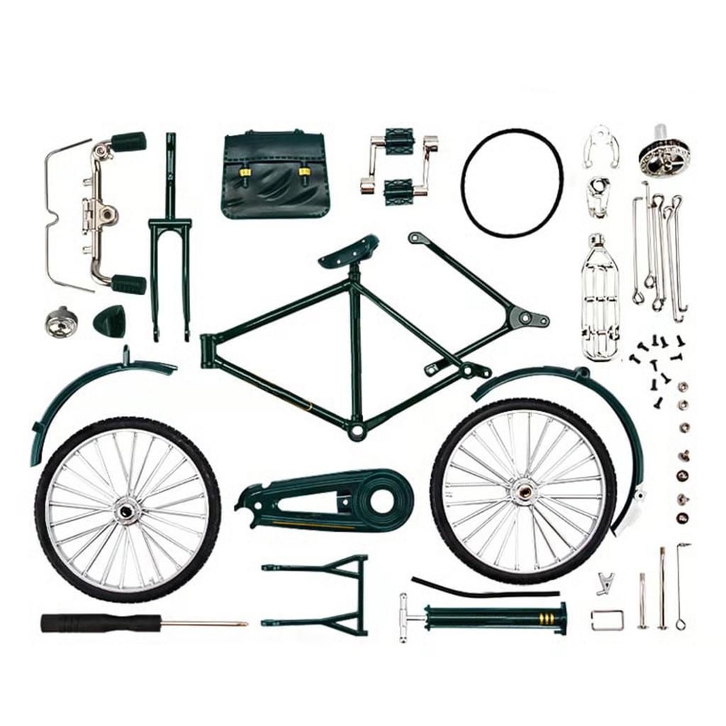 Retro Style Two Eight Bar Old Fashioned Model Alloy Ornament