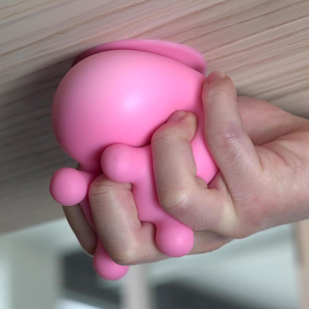 Stuff Udder – Soft Silicone Cow Udder Stress Relief Desk Toy – Suction Cup Stress Relief Toy – Fun Discreet Stress Relief Gift