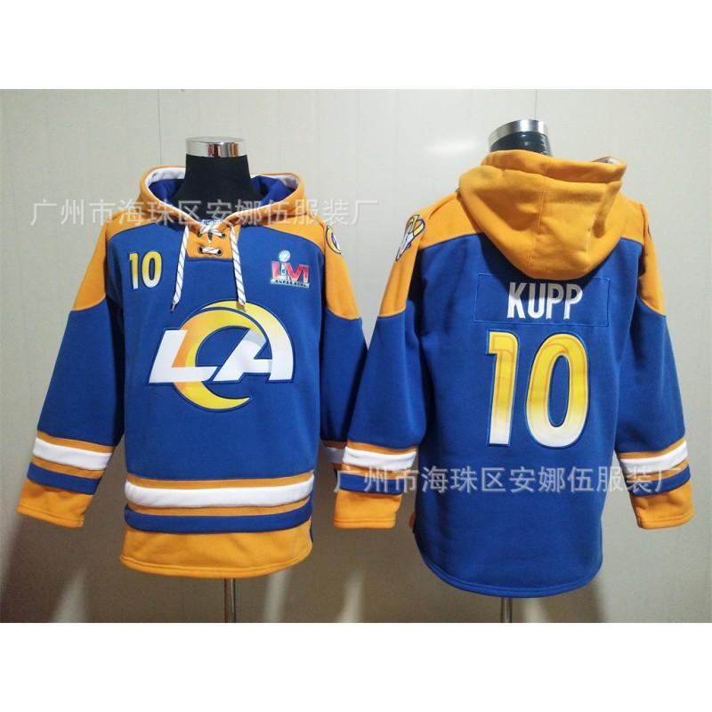 2026 Rugby Rams Embroidered Fleece Sweatshirt No.9 No.17 No.10 No.23 Team Sports