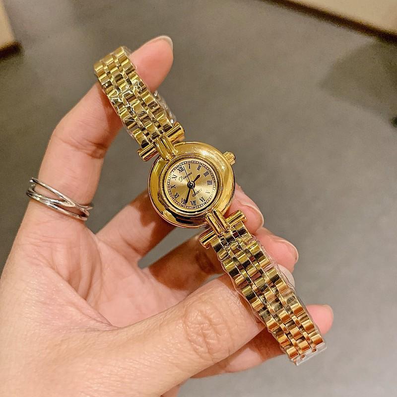 Retro Roman Scale Temperament Women'S Simple Women'S Light Luxury Waterproof Steel Belt Quartz Women'S Watch