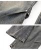 Yadu Unisex Retro Hong Kong Style Washed Denim Pants - Loose Straight Leg Casual Pants