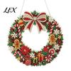 Festive Tree Ornament Crafting Christmas Rhinestone Painting Suncatcher Kit, DIY Faux Pearl Art Xmas Crafts for Adults Beginner, Acrylic Decorative