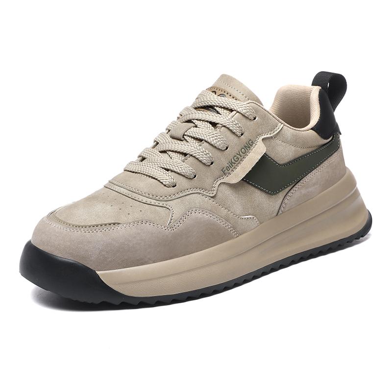 Fashion Spring Autumn Man Classic Casual Leather Sneakers Outdoor Winter Warm Non-slip Walking Shoes Men's New Arrival Gym Cowboys Shoes