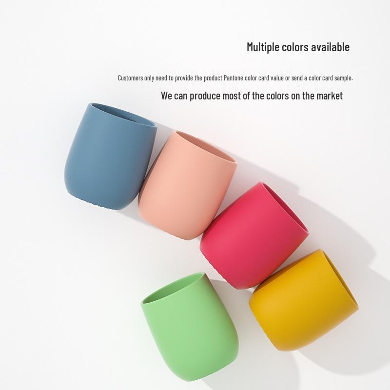 Pahar de antrenament din silicon pentru bebeluși: Rezistent la cădere și căldură, Calitate alimentară, pentru sugarii care învață să bea