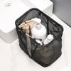 Portable Mesh Makeup Toiletry Storage Bags Handbag Travel Toiletries Storage Pouch Cosmetics Organizer Wash Toiletry Container