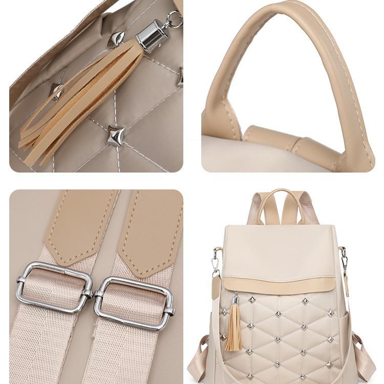 Korean-Inspired High-End Women's Urban Commuter Backpack - Fashionable & Spacious Schoolbag