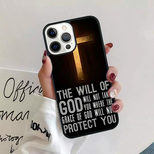 Awesome Bible Jesus Christ Christian Cross Phone Case Cover For iPhone 17 Air 15 16 Pro Max 14 13 12 11 Pro Max Plus