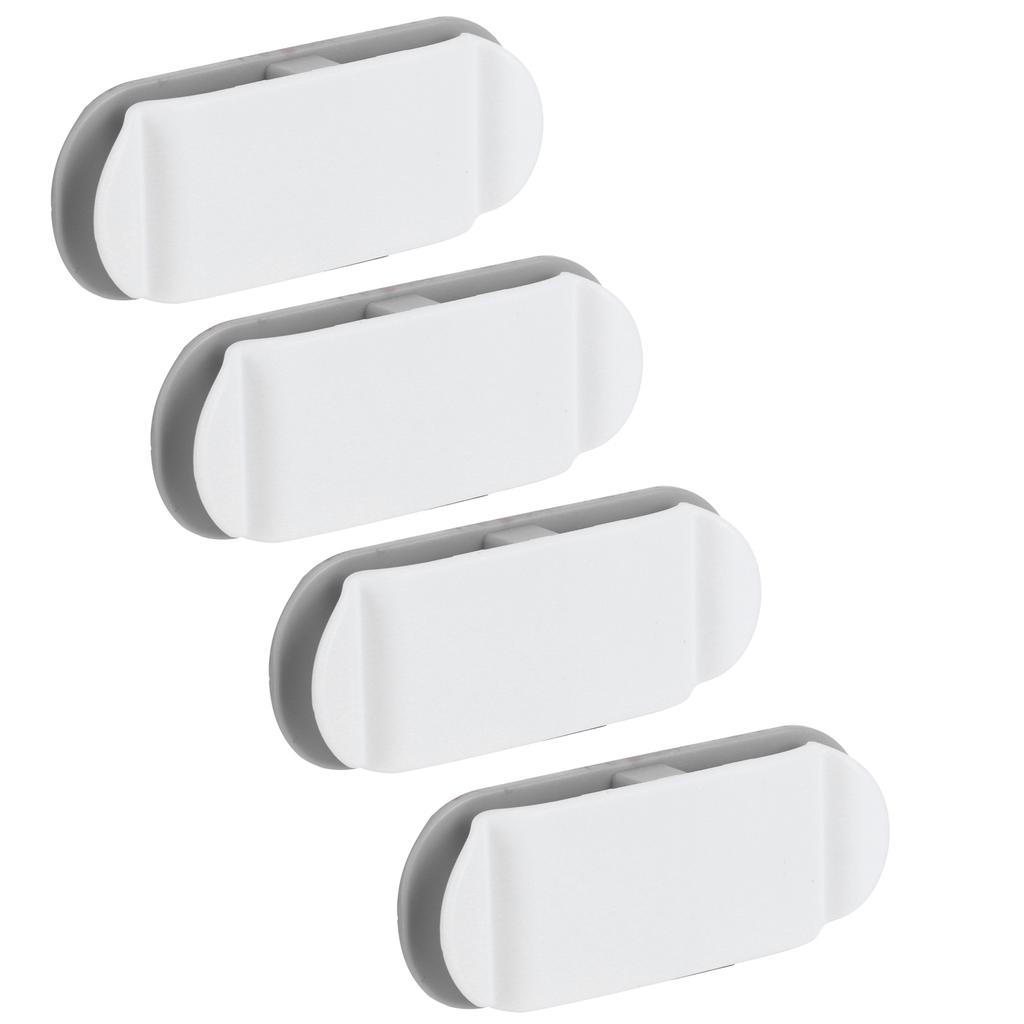 4Pcs Cable Holder Clips Multifunction Data Line Wire Wrapper Organizer for Home Office