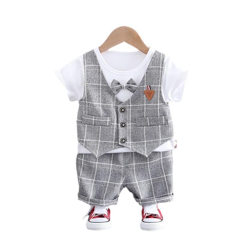Summer Children's Two-Piece Set: Vest & Shorts