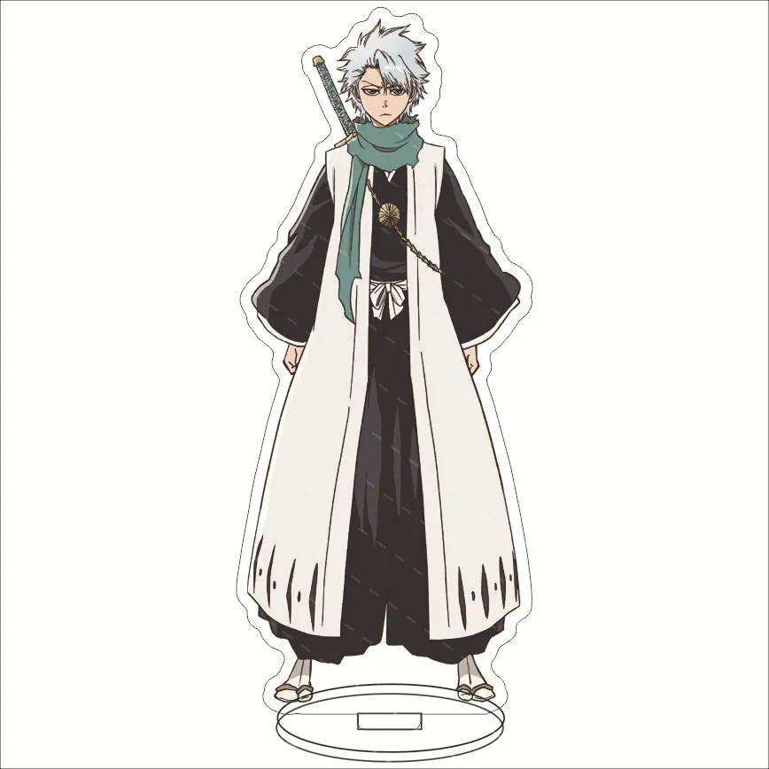 Anime BLEACH Acrylic Decorative Crafts Toy 15cm Ichigo Kurosaki Aizen Sousuke Collectible Figures Desktop Home Decoration