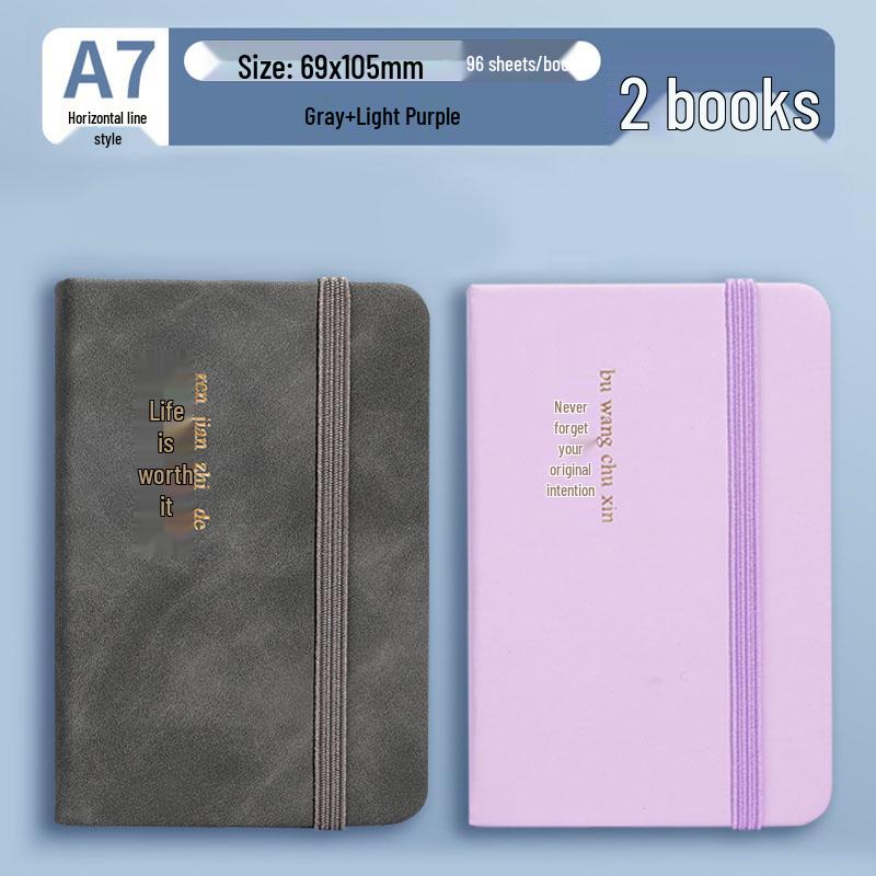 A7 Mini Pocket-Sized Notebook: Portable, Simple, and Perfect for Students