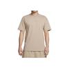 Nike Solid Color Letter Logo Print Crew Neck Short Sleeve T-Shirt Men Tops Khaki DO7393-247