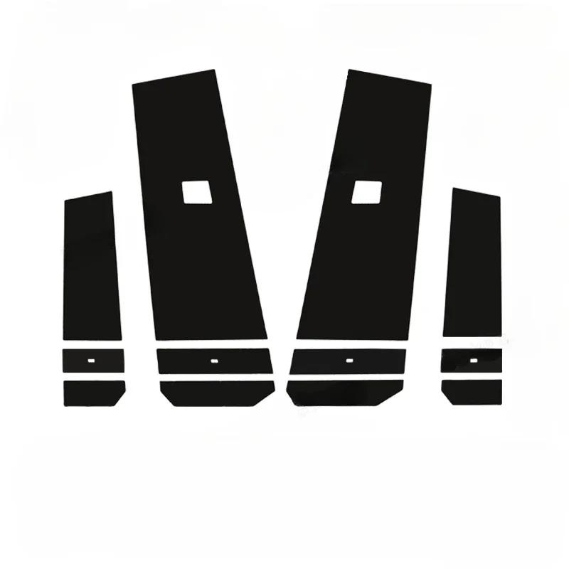 Center Pillar Protective Sticker for Cyber Pickup B-pillar C-pillar Mirror Surface Patch for Tesla Cybertruck 2025 Accessories