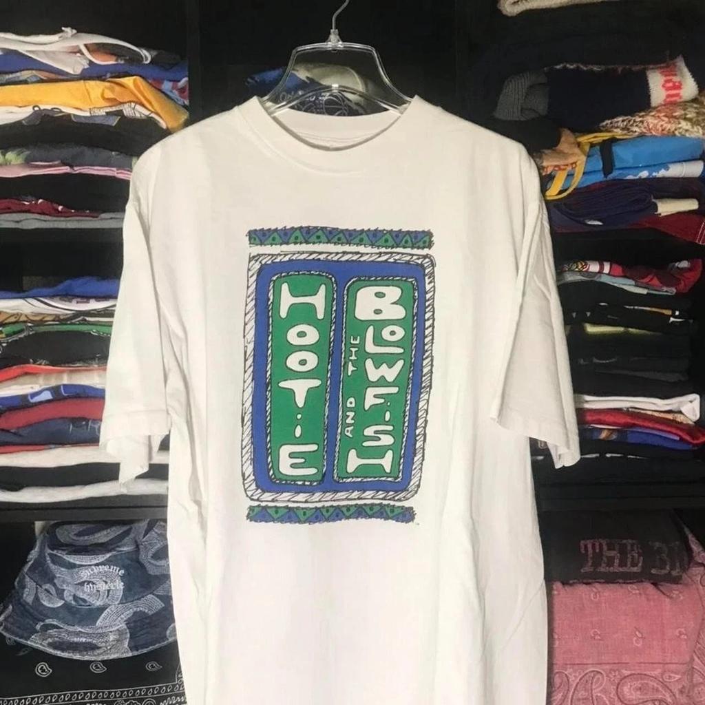 Hootie And The Blowfish rock music tour short sleeve white color shirt