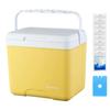 15L/6L Multipurpose Camping Cooler Box Insulated Ice Chest Portable Ice Bucket Hard Box for Outdoor Camping Beach Picnic