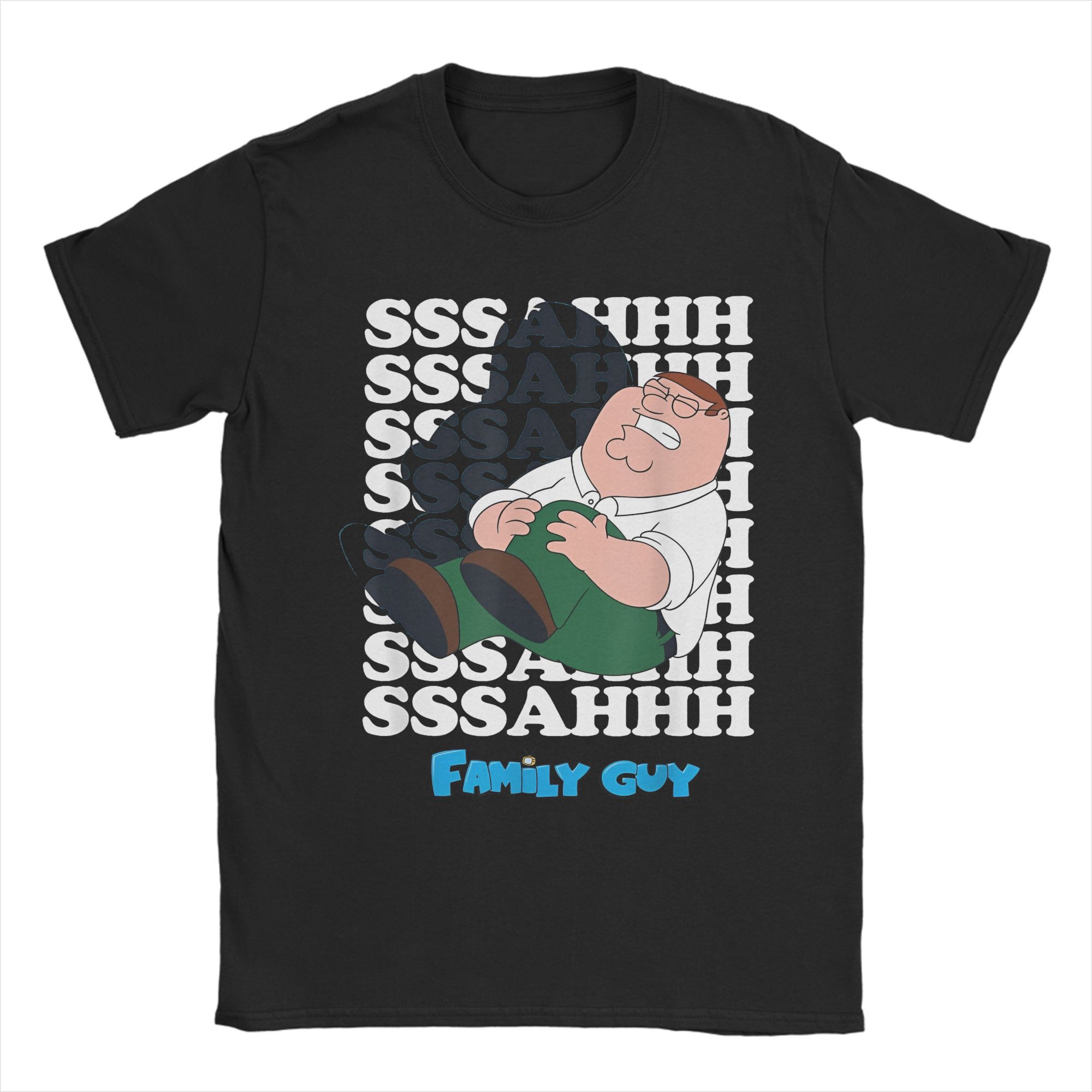 BenberFashion Families Guys Cartoon Peter Griffin Meme T-shirt voor Heren Dames Grappig 100% Katoen T-shirts Cadeau Idee Kleding M