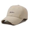 Embroidered Soft Top Baseball Cap for Unisex Sunshade Cap