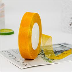 Factory 20 mm Gift Ribbons Nylon Organza Ribbons Roll for Wrapping