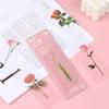 Book Note Marker Nature Plants Bookmarks Specimen Bookmarks Bookmarks Card Translucent Flower