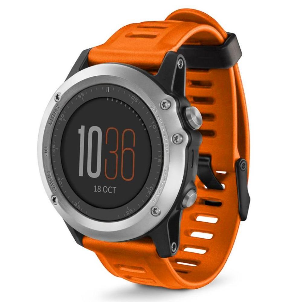 Colorful 26mm Width Outdoor Sport Silicone wrist Strap Watchband Replacement bracelte watch for Garmin Fenix 3 HR 5X watch Band