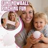 Sprø snøball klemmeleke Myk tøyelig stressball Sensorisk fidget-leke Angstlindring Hjemmekontor Håndavslapning Klypeleke