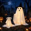 Halloween-Atmosphäre-Requisiten Geister-Geh-Hund-Dekoration mit LED-Lichterkette, Gruselig leuchtendes einzigartiges Design Welpe für Außenbereich Haus, Hof