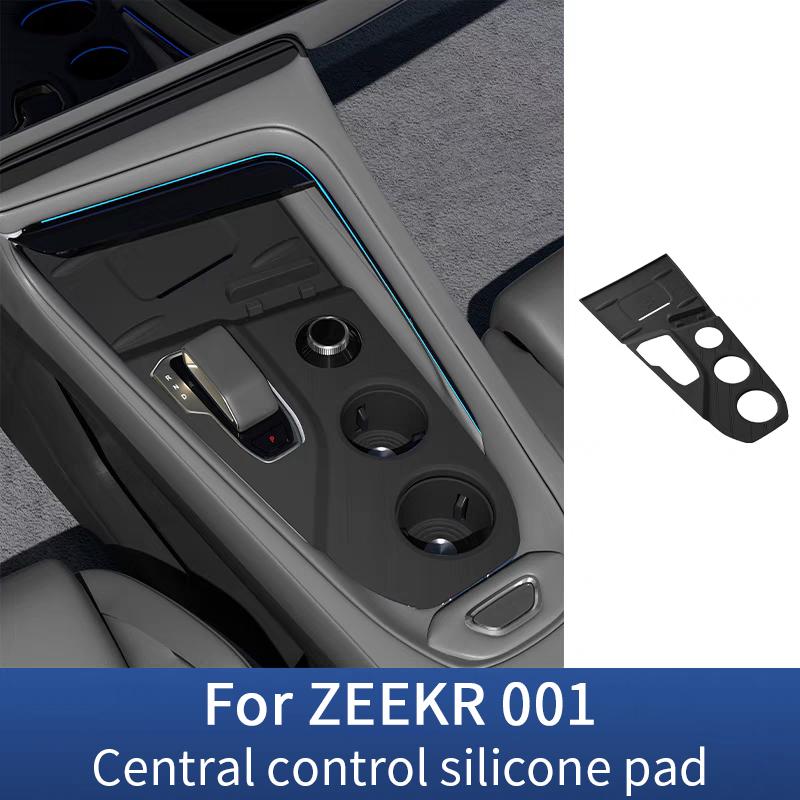 For Zeekr 001 2021-2025 Central Control Panel Protection Pad Wireless Charging Silicone Non-slip Pad Car Modify Accessories