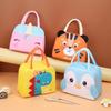 3D Cartoon Thermal Bento Bag - Insulated Lunch Box with Aluminum Foil Lining