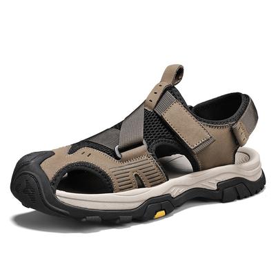 Mote Lett Fritidssko Menn Strand Sandaler 2025 Sommer Gladiator Menn Sandaler Utendørs Romerske Sandaler Pustende Mannssko