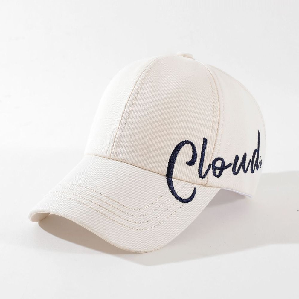 Sun Protection Peaked Cap Solid Color Sun Hat Fashion Baseball Cap