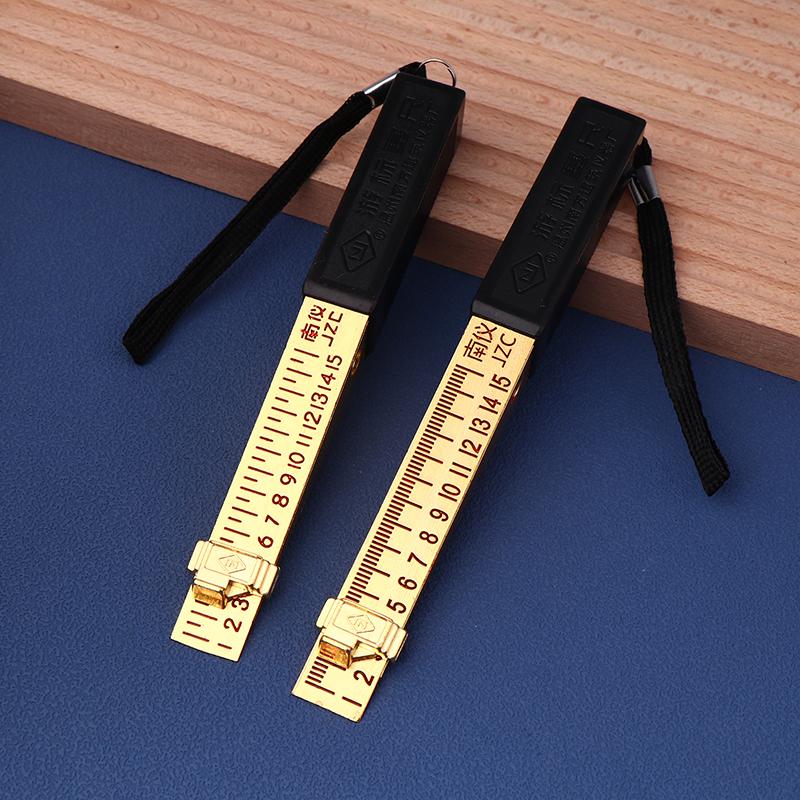 0.2/0.5mm Vernier Feeler Gauges Wedge Shaped Vernier Feeler Gauge 1-15mm House Engineering Inspection Flatness Measuring Tools
