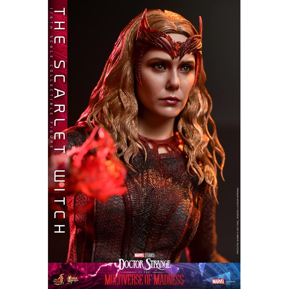 Movie Masterpiece Doctor StrangeMultiverse of Madness Scarlet Witch 16 Scale Figure Red Height Approx. 28cm MMS652