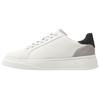 Round Toe Lace-Up Back Detail Lightweight Low-Top Sneakers Men Sneakers White Black 2248620800