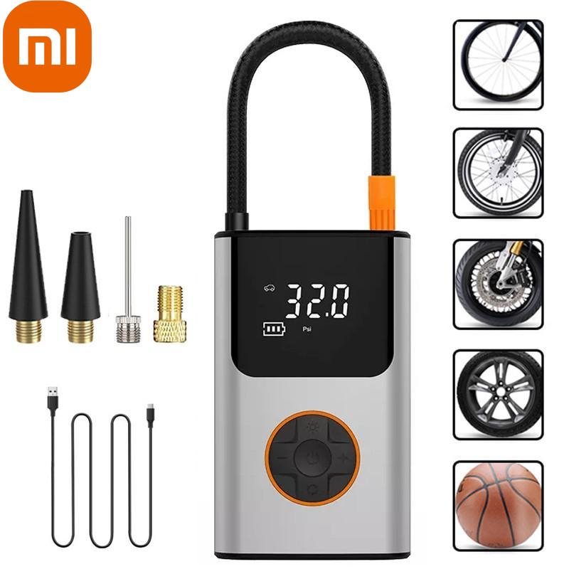 

Портативный автомобильный воздушный насос Xiaomi, надувной насос для шин, воздушный компрессор, ручной беспроводной зарядный воздушный насос с цифровым дисплеем