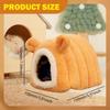 Klatka dla chomika Kryjówka Dom Jaskinia Gniazdo Antypoślizgowe Słodkie Małe Zwierzęta dla Lotopałanki Karłowatej Wiewiórki
